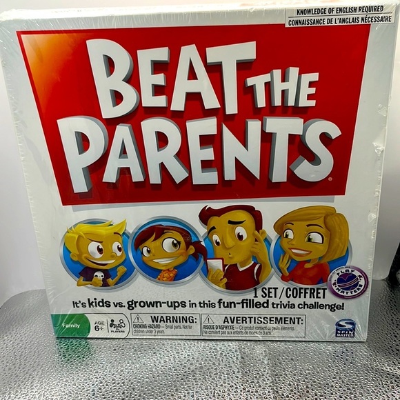 BEAT THE PARENTS-KIDS VS. GROWN-UPS IN A TRIVIA CHALLENGE-NWOTS-AGE 6+ - Picture 1 of 7